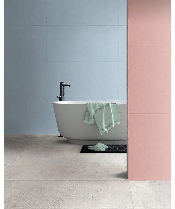 Piastrella da rivestimento interno 60 x 120 cm Sp. 7 mm rettificato Trend Sky in gres naturale smaltato azzurro satinato traffico leggero (pei 1/5) 1.44 mq
