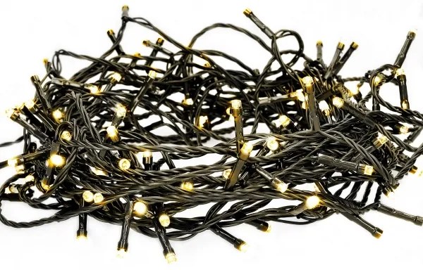 Brilagi - Catena luminosa LED per esterni 100 LED/8 funzioni 13 m IP44 bianco caldo