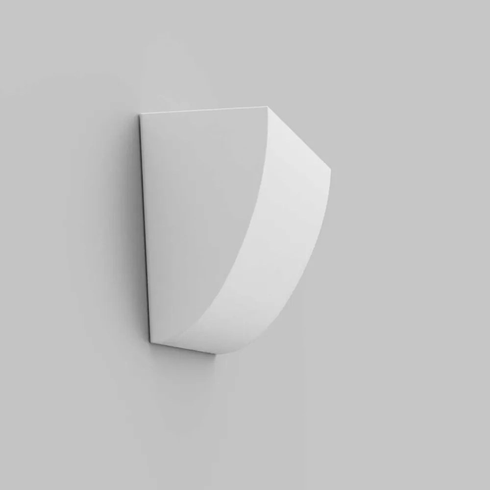 Applique da Parete in Gesso Pitturabile E14 Materiale Gesso