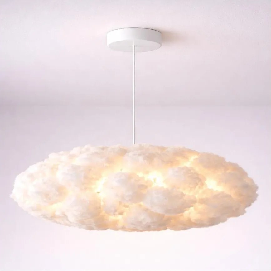 Brilagi - Lampadario a sospensione con cavo SOLEAIR 2xE27/40W/230V Ø 60 cm bianco