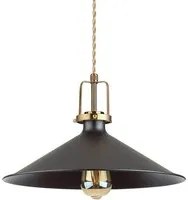 Sospensione Industrial-Minimal Eris-4 Metallo Nero 1 Luce E27