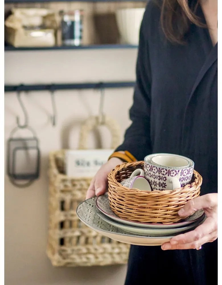 Set di 4 piatti in gres, ø 25 cm Karine - Bloomingville