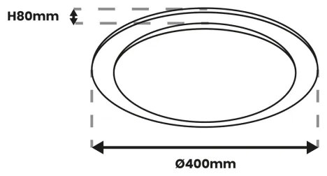 Plafoniera LED Dimmerabile ONTARIO LED/24W/230V 3000-6000K + tc