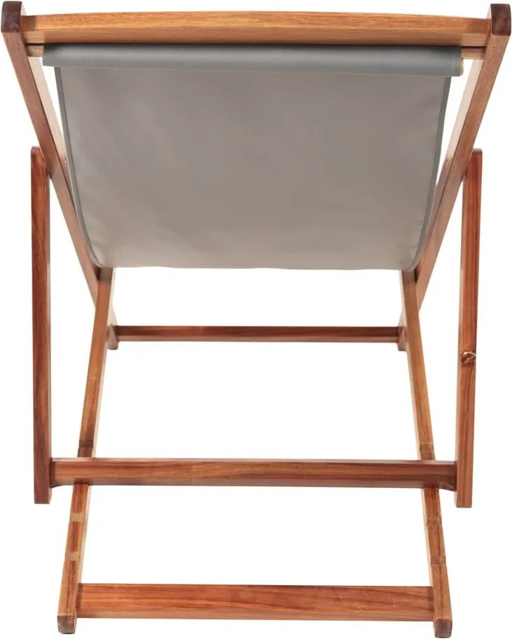 Sdraio da giardino grigia/di colore naturale in legno massiccio Dionysus – Bonami Essentials