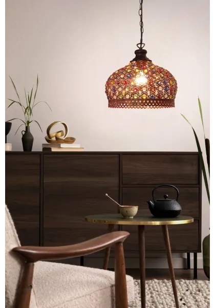 Eglo 49764 - Lampada a sospensione JADIDA 1xE27/60W