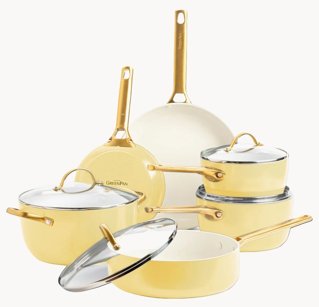 Batteria di pentole con rivestimento antiaderente Padova, set da 10