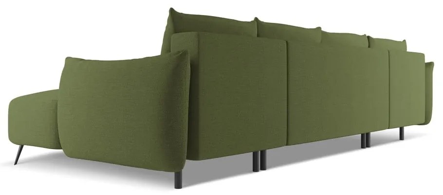 Divano angolare verde Malie – Makamii
