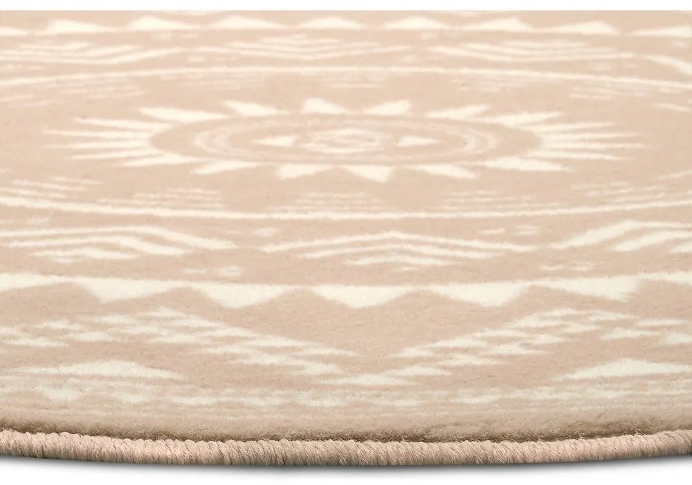 Tappeto rotondo beige ø 140 cm Valencia - Hanse Home