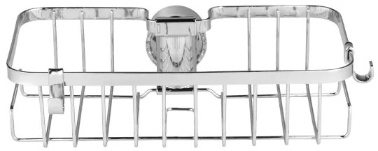 WENKO 25678100 - Cestino FLORESTA 24x14 cm argento