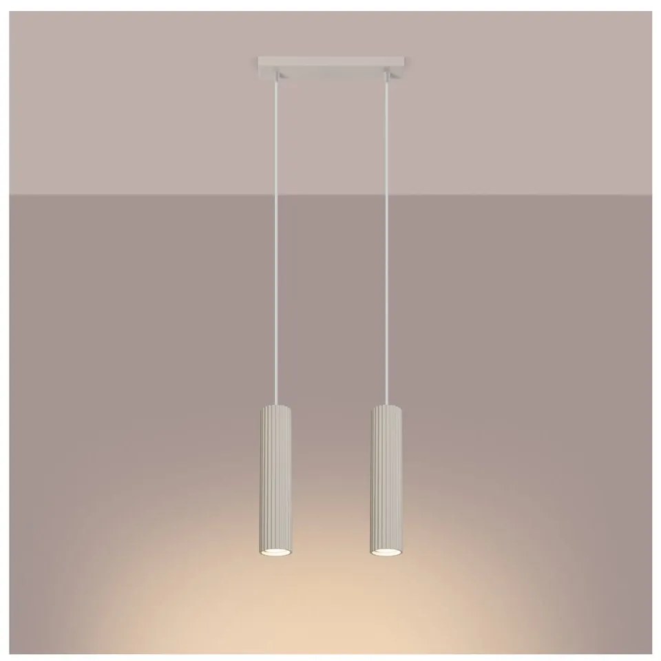 Lampadario color crema Gleam – Sollux