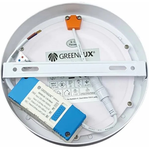 Plafoniera LED FENIX LED/12W/230V 2900/3900/5800K diametro 16,8 cm bianco