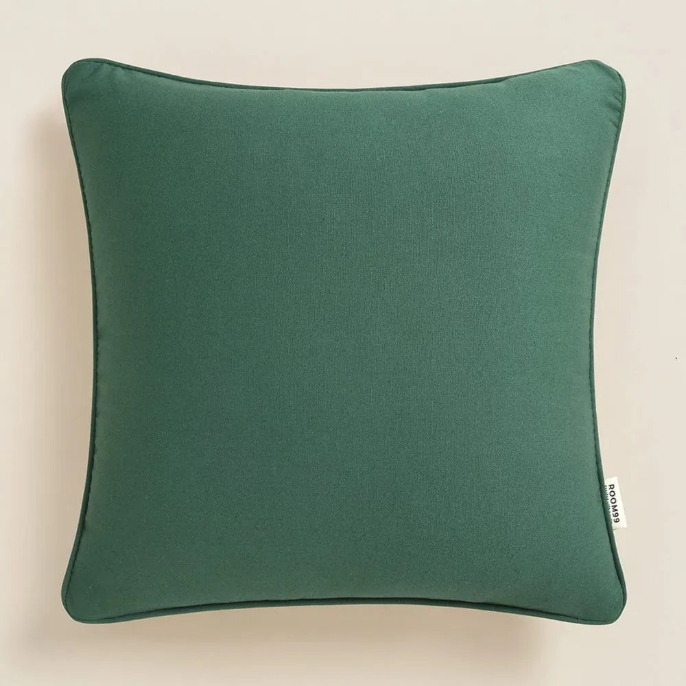 Elegante federa in verde 40 x 40 cm | Larghezza: 40 cm | Lunghezza: 40 cm