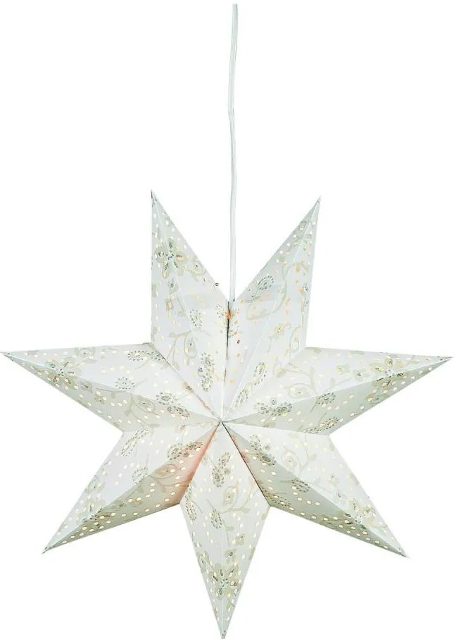 Markslöjd 700118 - Decorazione natalizia ARATORP 1xE14/25W/230V 45 cm bianco