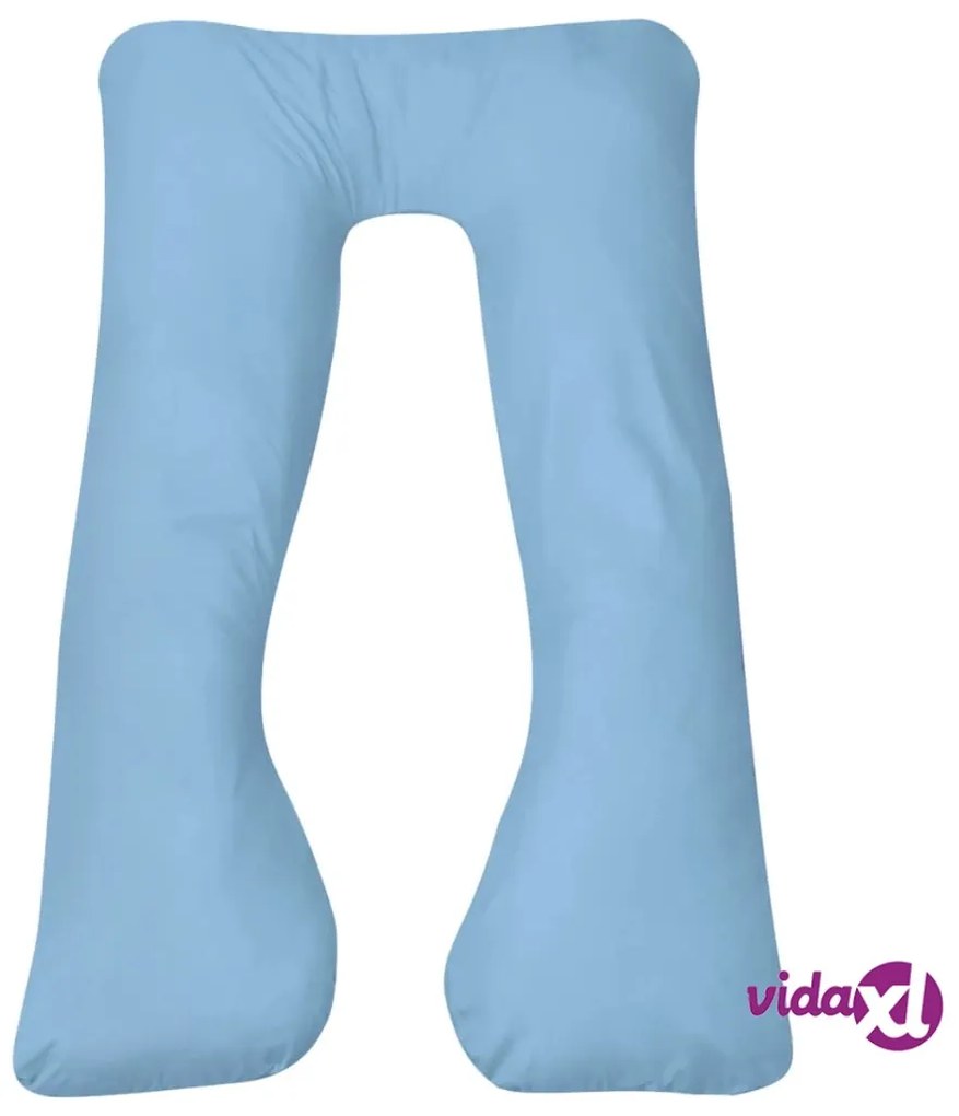 vidaXL Cuscino di Gravidanza 90 x 145 cm Azzurro