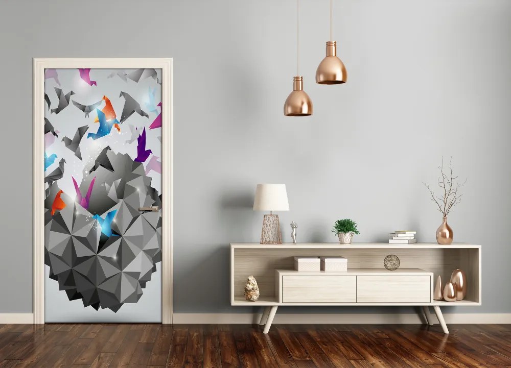 Poster adesivo per porta Libert? di carta 95x205 cm