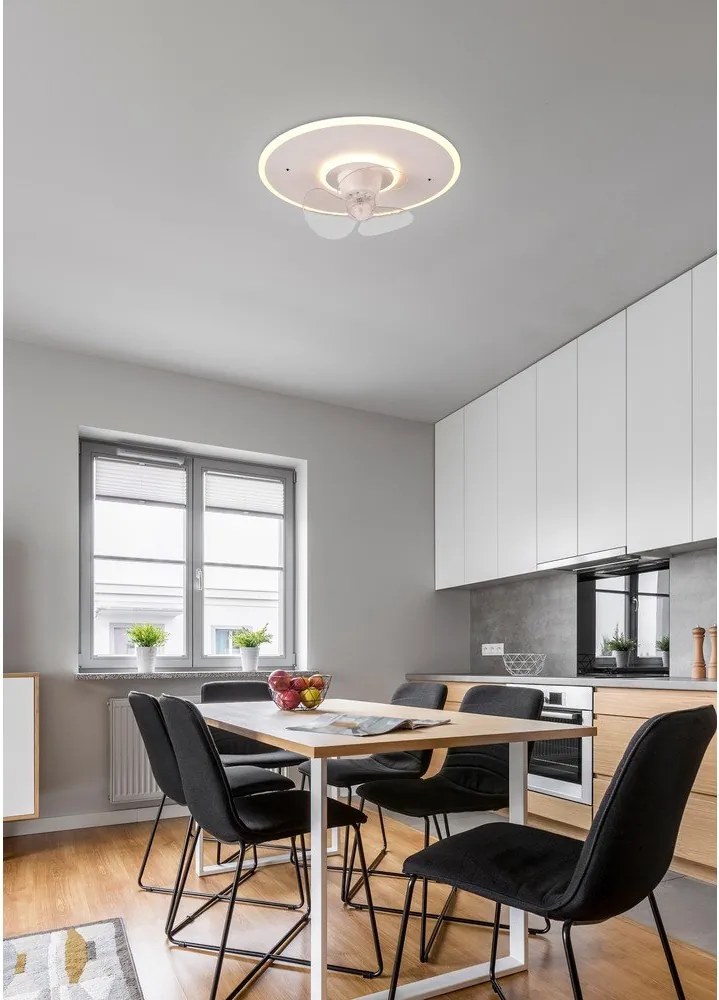 Plafoniera LED bianco opaco Nybro – Trio