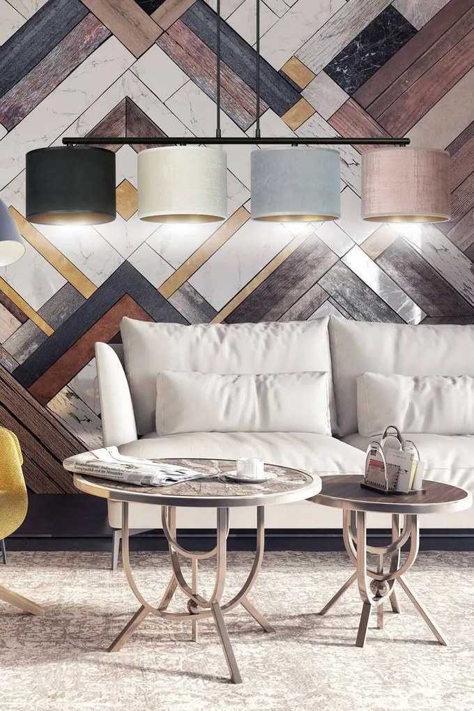 Lampadario a Sospensione Hilde 4 MIX E27