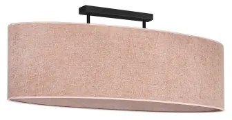 Duolla - Lampadario a plafone OVAL 2xE27/15W/230V rosa