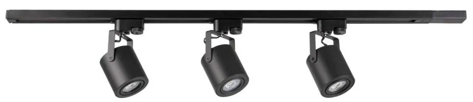 Faretto per sistema a binario MINOR 3xGU10/10W/230V + 1 m rotaia sistema