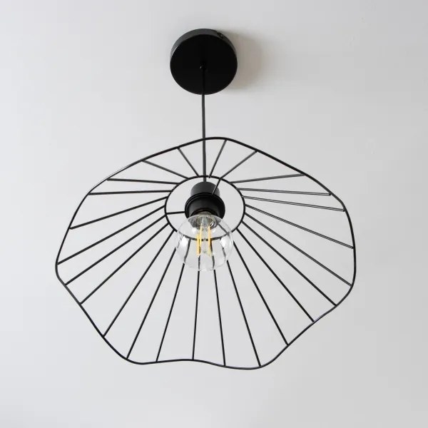 Brilagi - Lampadario LED a sospensione con cavo CERIA WIRE 1xE27/40W/230V Ø 40 cm nero