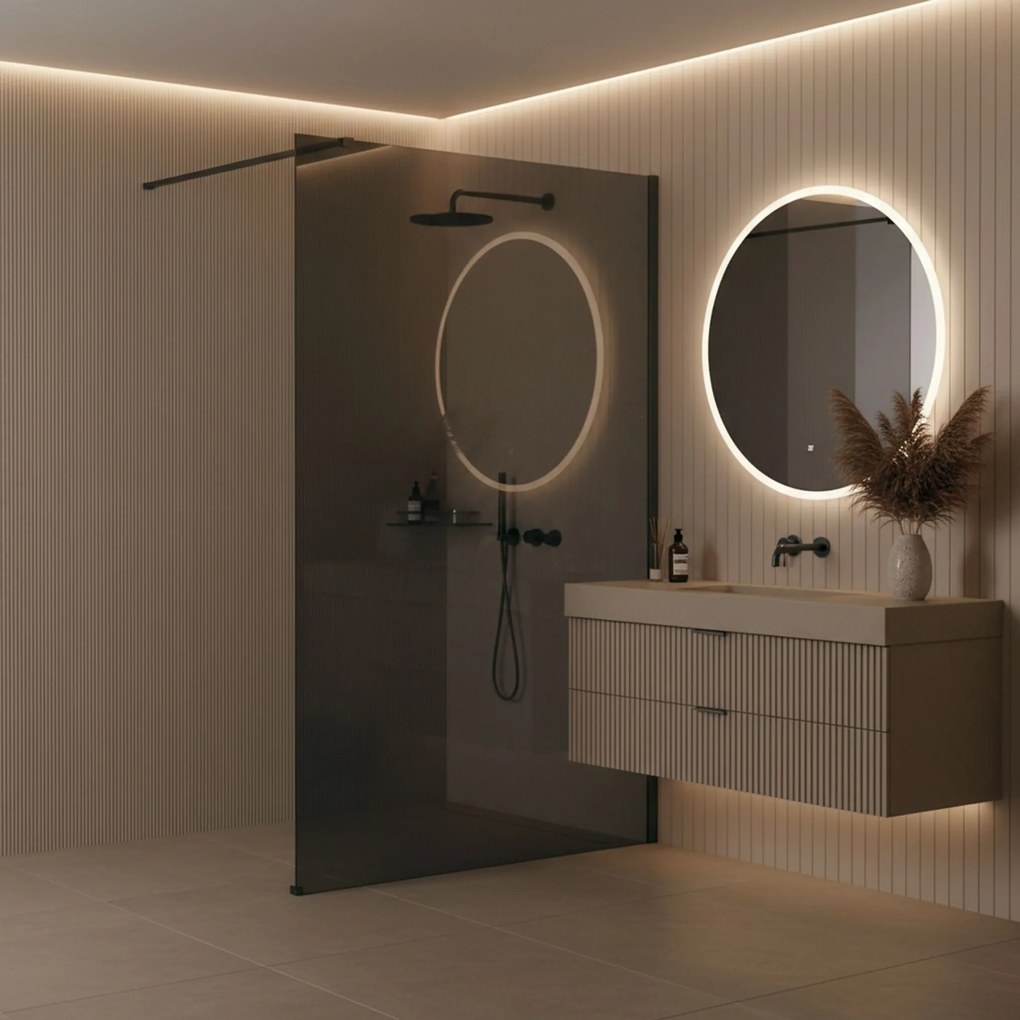 Parete doccia Rea Flexi Grey / Titan 100