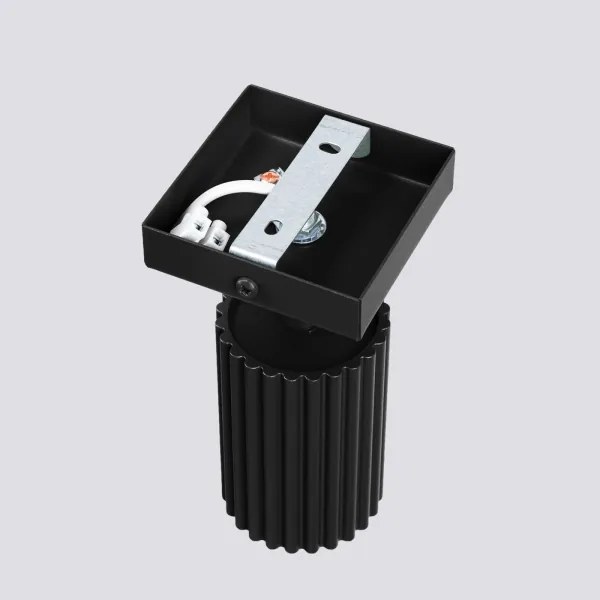 Sollux SL.1578 - Faretto da parete KARBON 1xGU10/10W/230V nero