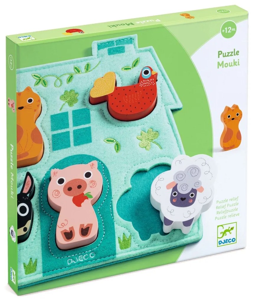 Puzzle in legno - animali