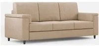 Divano 3 Posti 208x85x85 cm Marrak in Tessuto Beige