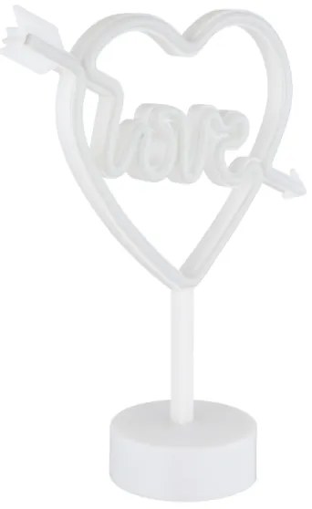 Globo 28066 - Decorazione da tavolo LED Neon ARMOR LED/2W/3xAA cuore