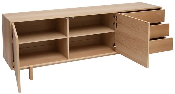 Credenza scandinava legno chiaro L195 cm SID