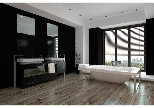 Kanlux 33120 - Lampada da bagno da incasso FLINI 10W IP44 nera