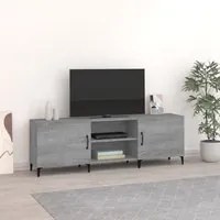 Mobile Porta TV Grigio Sonoma 150x30x50 cm in Legno Multistrato 817505