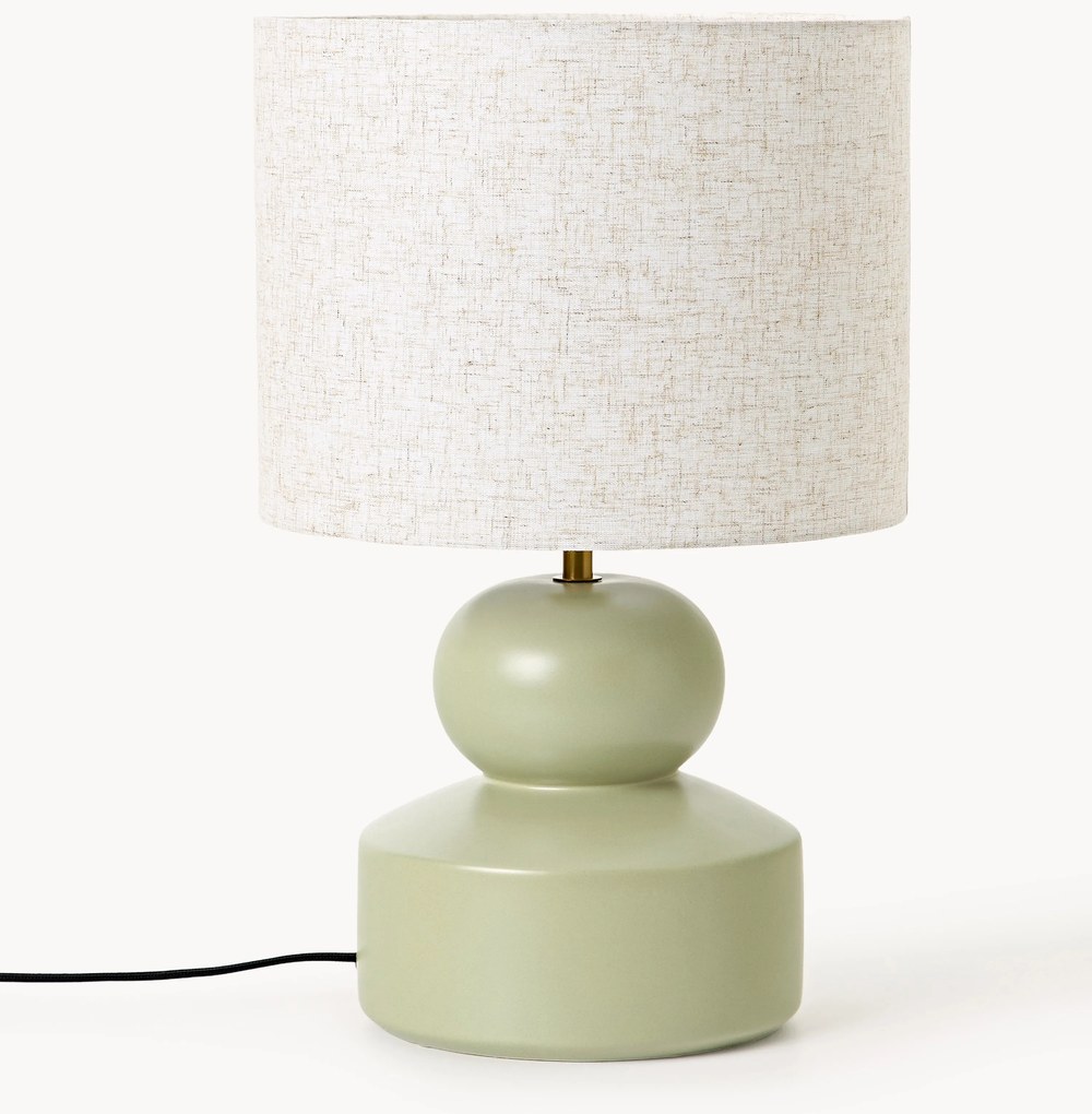 Lampada grande da tavolo in ceramica Georgina