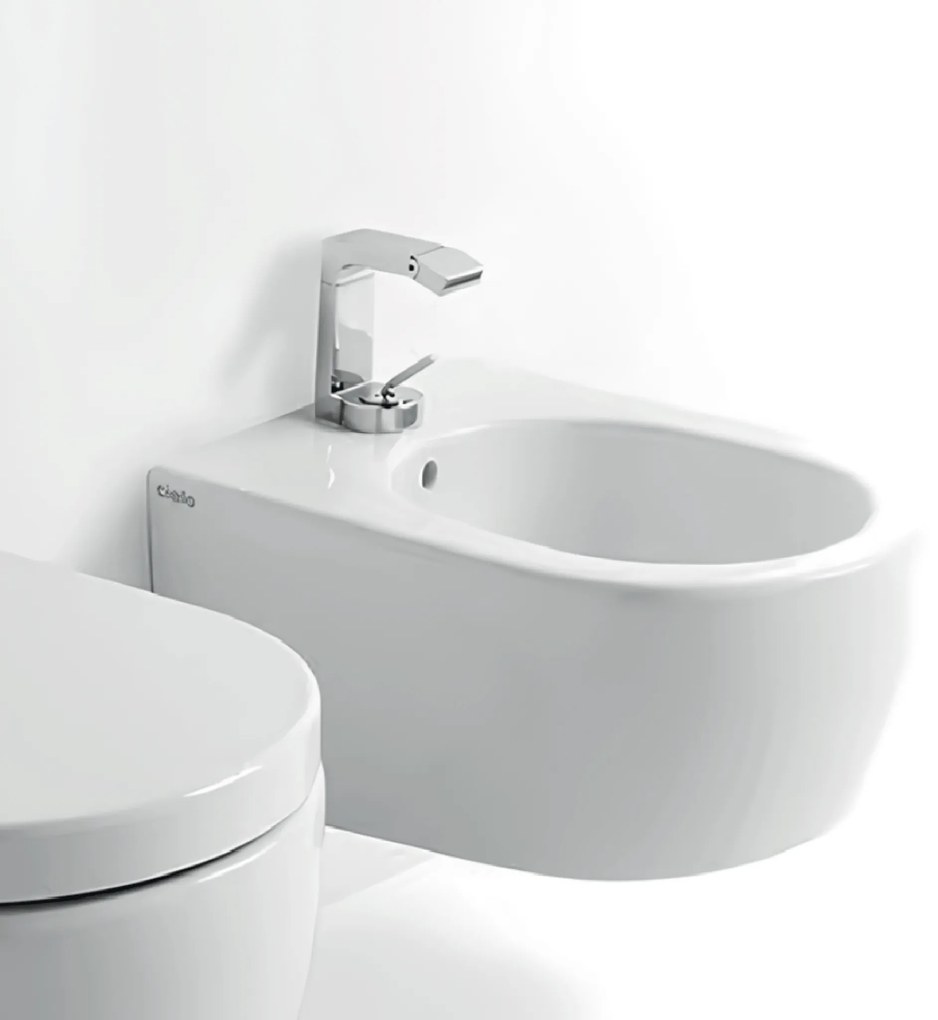 Bidet Sospeso Ceramica Cielo "Smile 53" Bianco Lucido