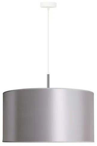 Duolla - Lampadario a sospensione con filo CANNES 1xE27/15W/230V diametro 45 cm argento