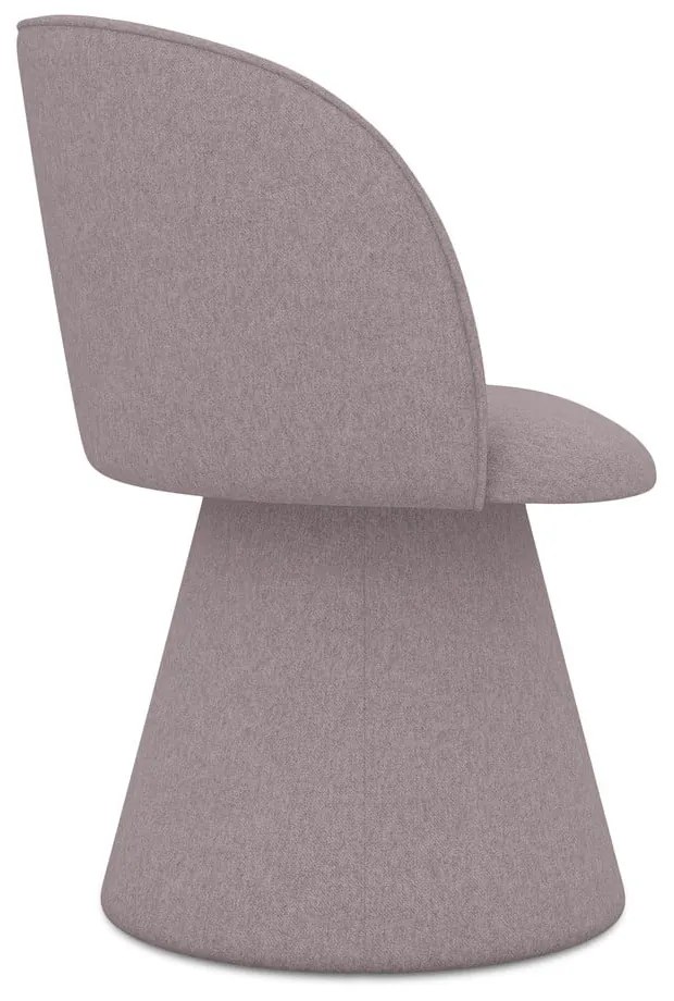 Sedia da pranzo lavanda in imbottito Maia – Makamii