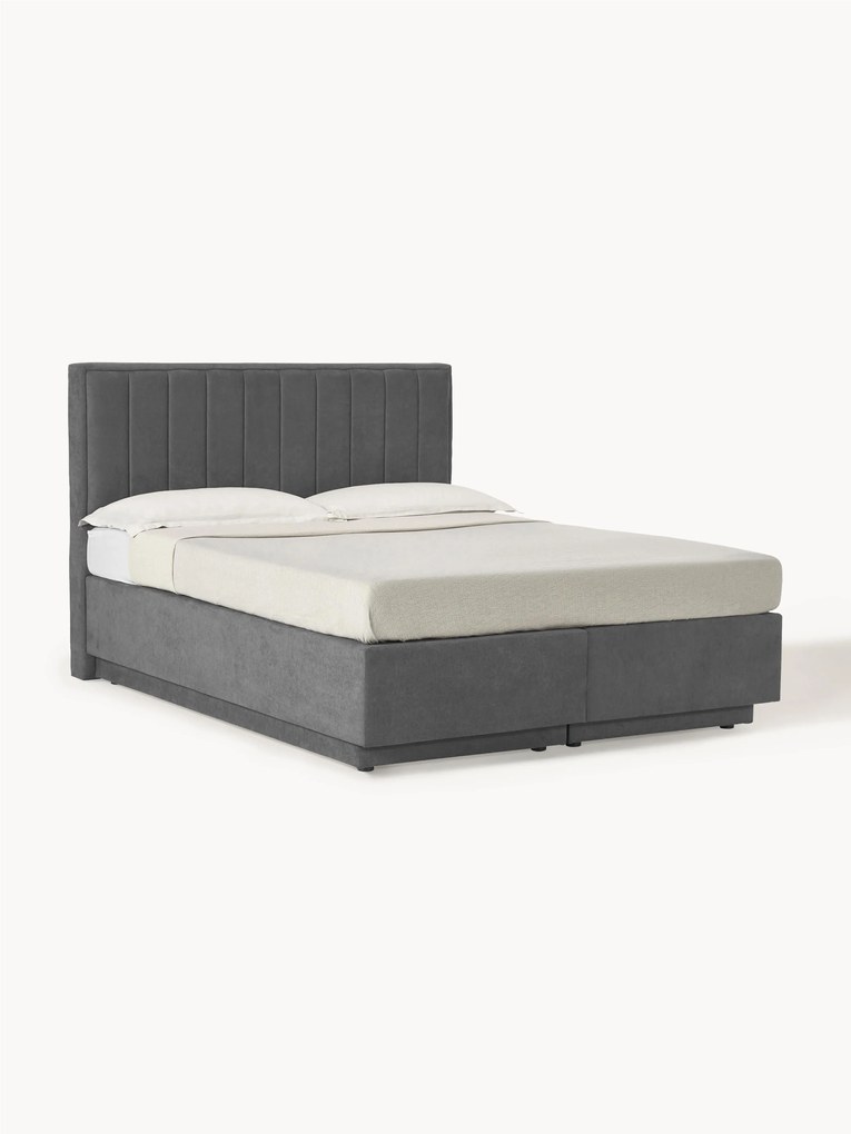 Letto boxspring con contenitore Livia