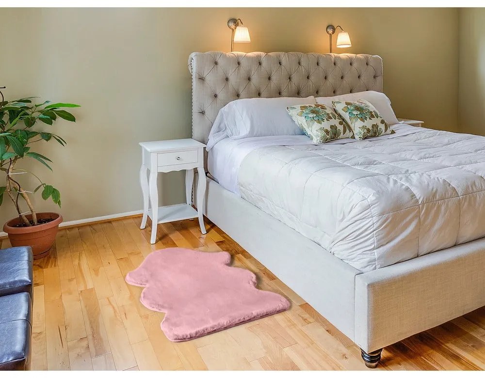 Tappeto rosa , 60 x 90 cm Fox Liso - Universal