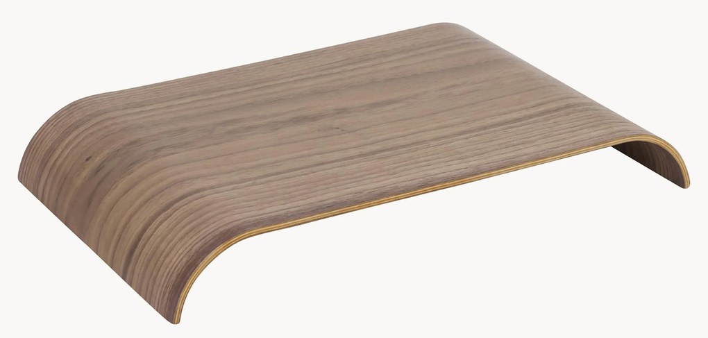 Mensola in legno di noce Curva