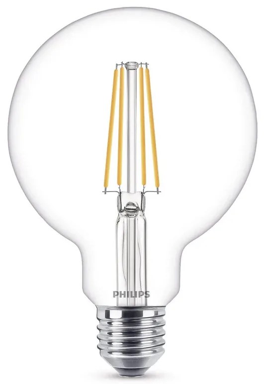 Lampadina LED 7W (806lm) Filament Globe Ø93 E27 - Philips