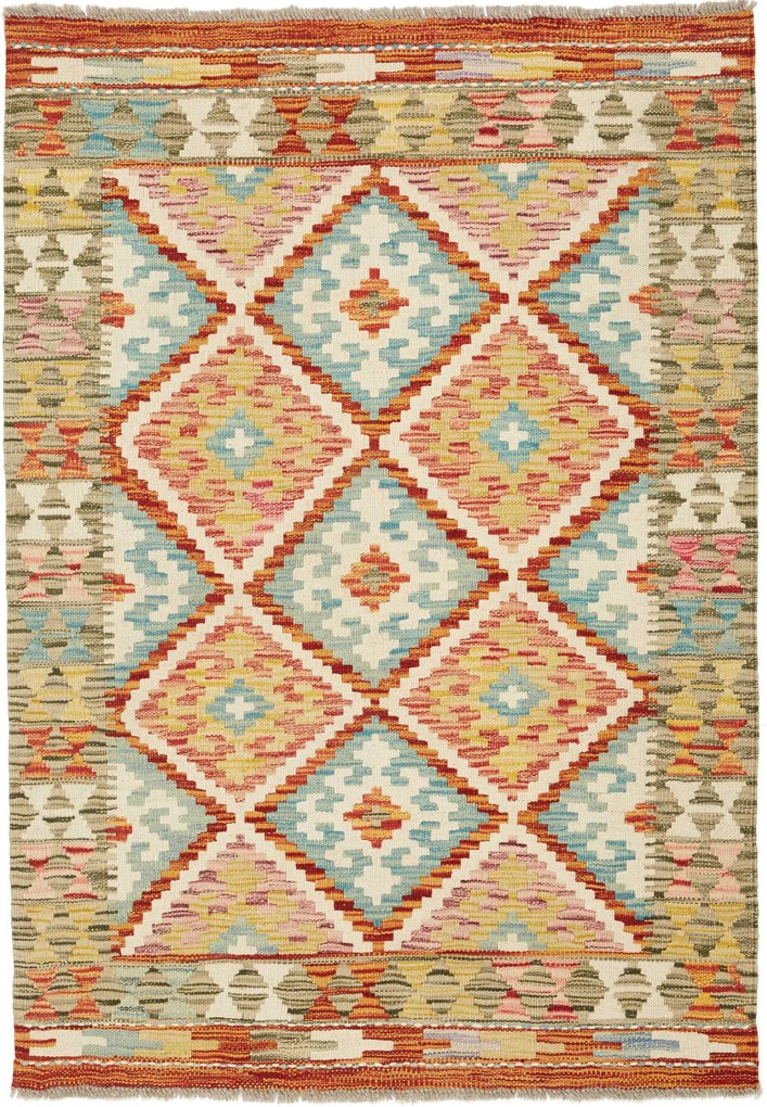 Kilim Tappeto 120 x 90 (Pakistan) Tessuto A Mano