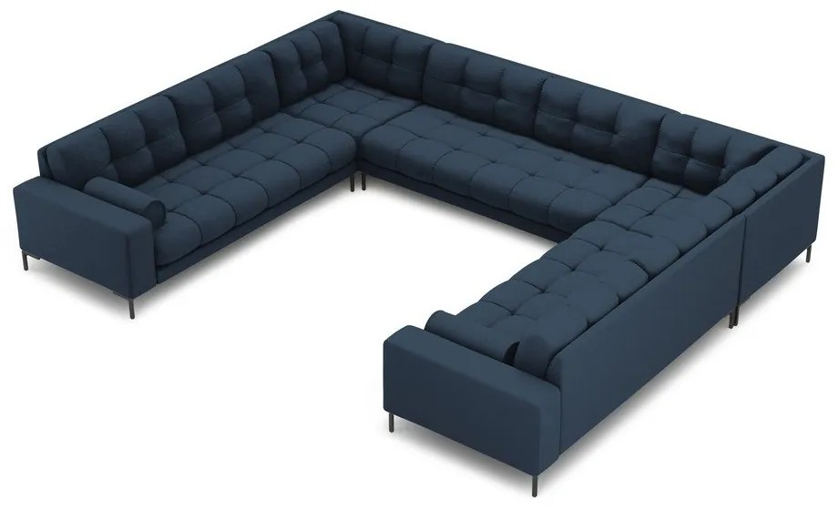 Divano angolare blu a U Bali - Cosmopolitan Design