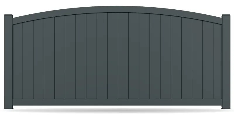 Recinzione, alluminio, modello Catania, Antracite, 500 x 500 mm, configura individualmente