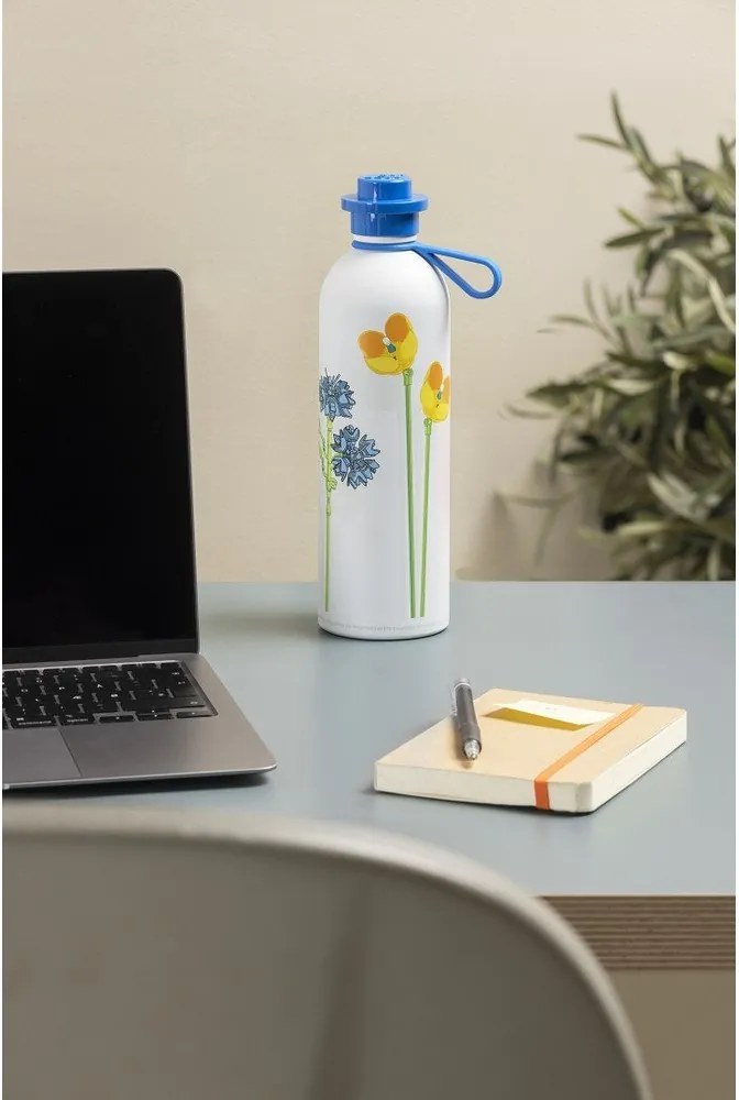 Borraccia termica bianca/blu 560 ml Meadow Flowers – LEGO®