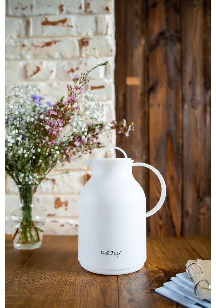 Thermos bianco, 1 l - Vialli Design