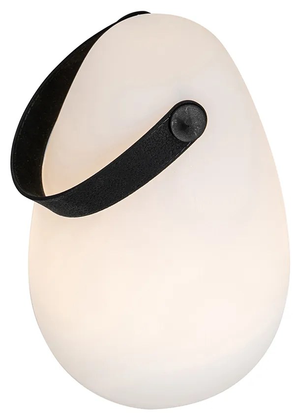 Set di 2 lampade da tavolo bianche RGBW ricaricabili IP54 - Pion