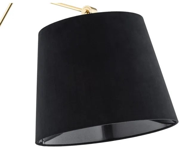 Argon 4898 - Applique ZAKYNTOS PLUS 1xE27/15W/230V nero/oro