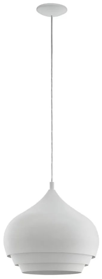 Eglo 97211 - Lampadario a sospensione con filo CAMBORNE 1xE27/60W/230V diametro 380 mm
