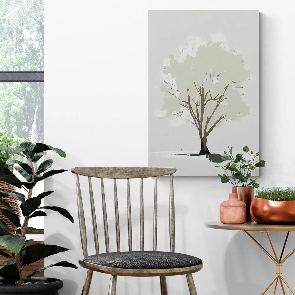 Stampa su tela – Albero con un tocco di minimalismo