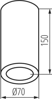 Kanlux 36642 - Luce Spot da bagno AQILO 1xE14/10W/230V IP65 nero